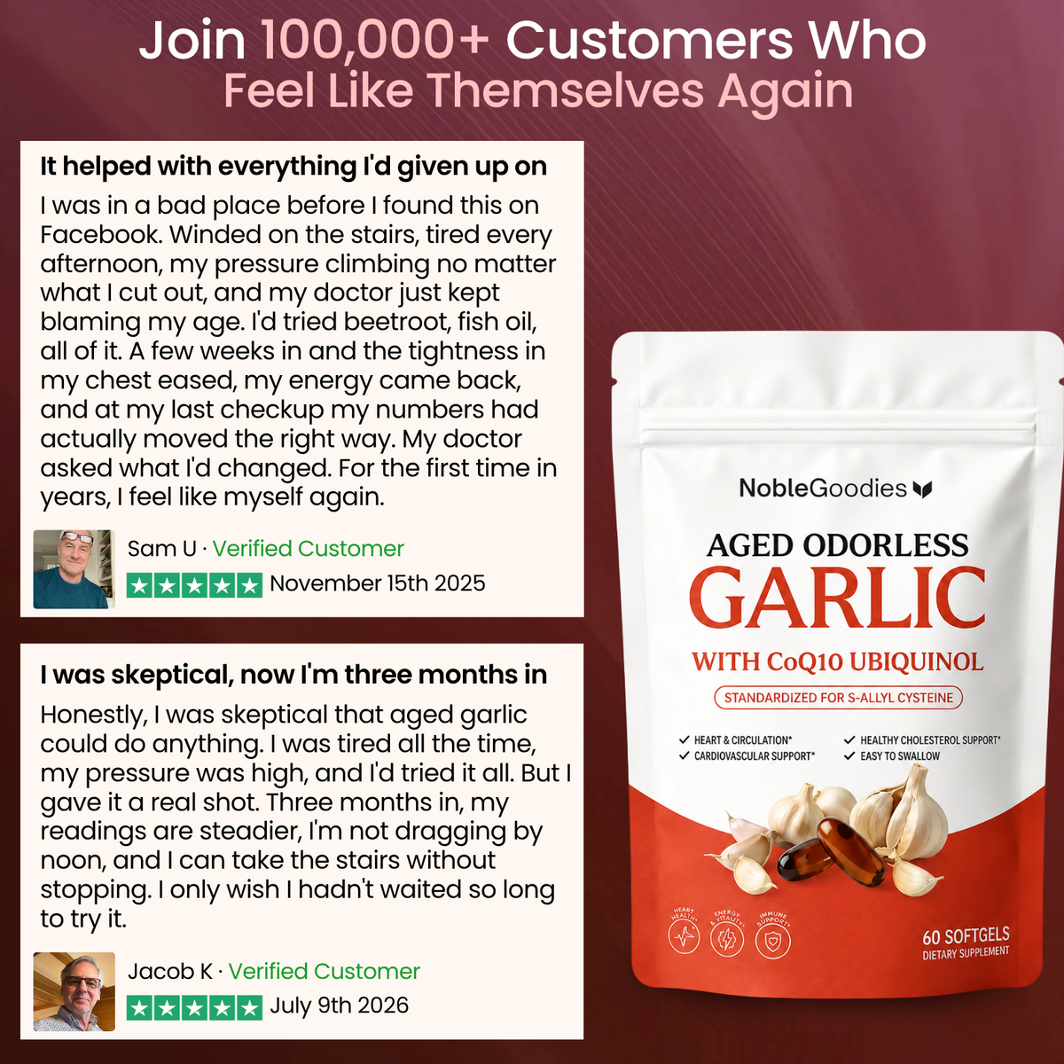 Aged Odorless Garlic — 20-Month Aged Extract