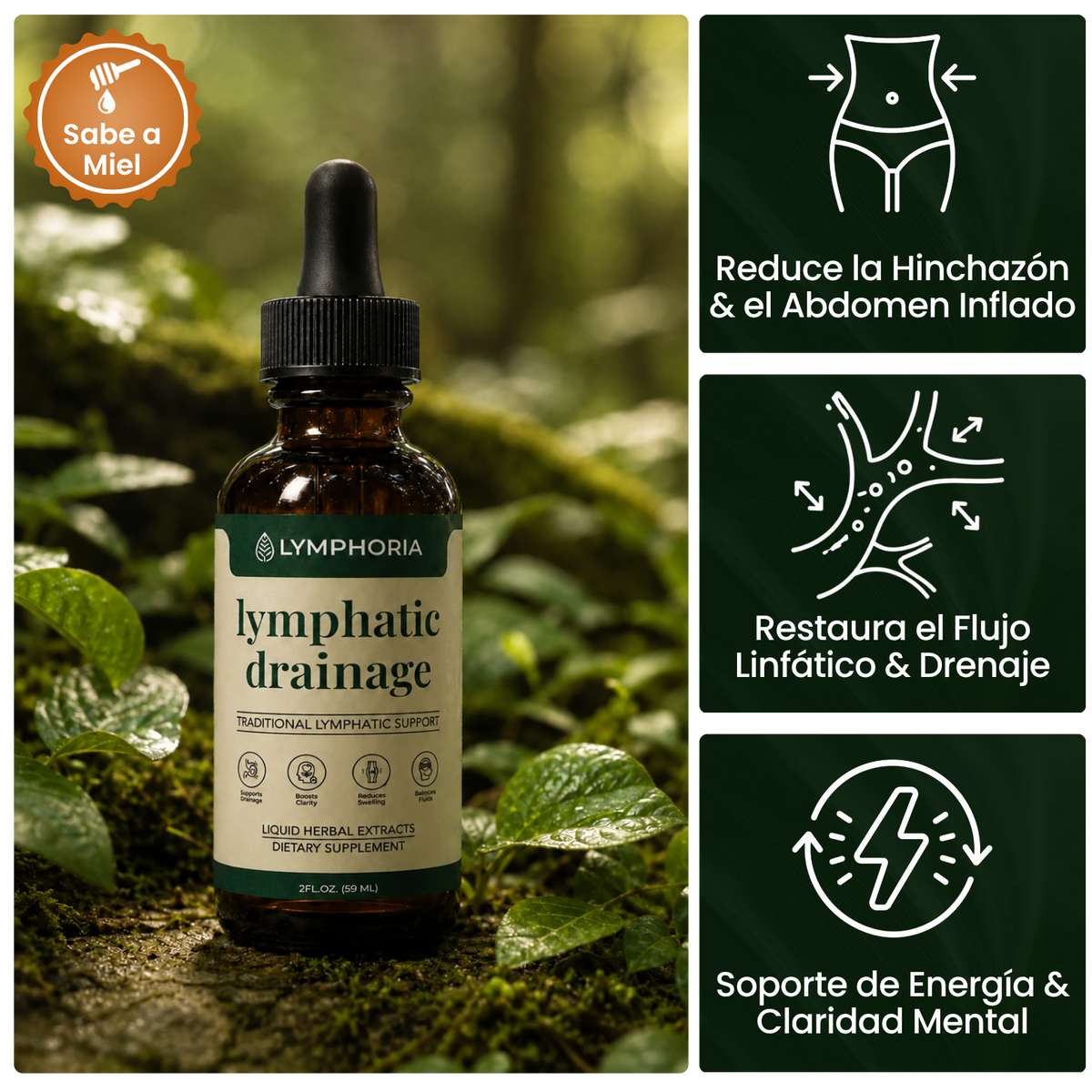 Lymphoria® Gotas de Drenaje Linfático