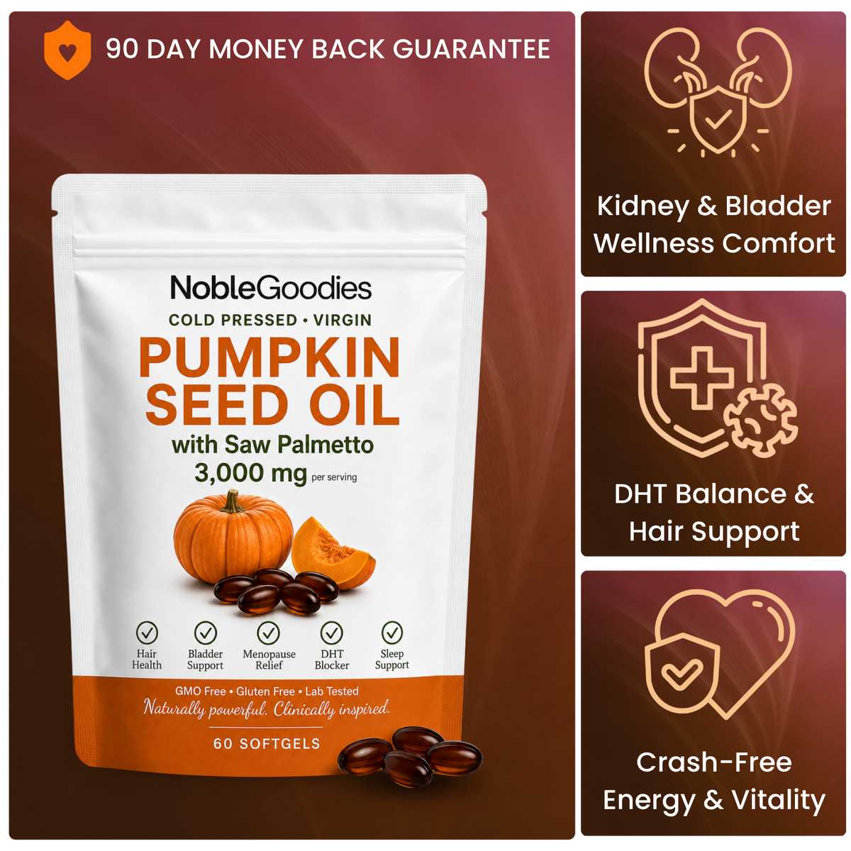 Pumpkin Seed Oil Softgels